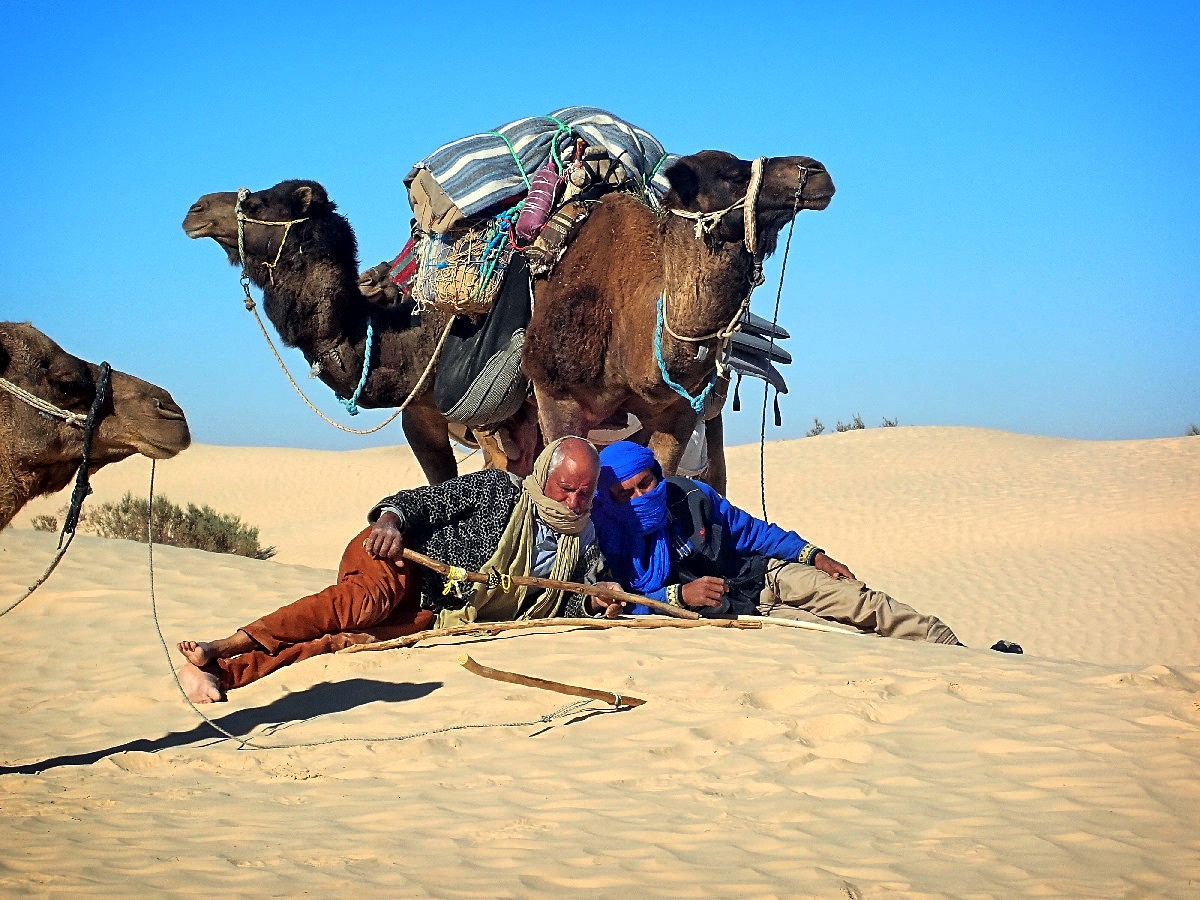 trek desert de tunisie